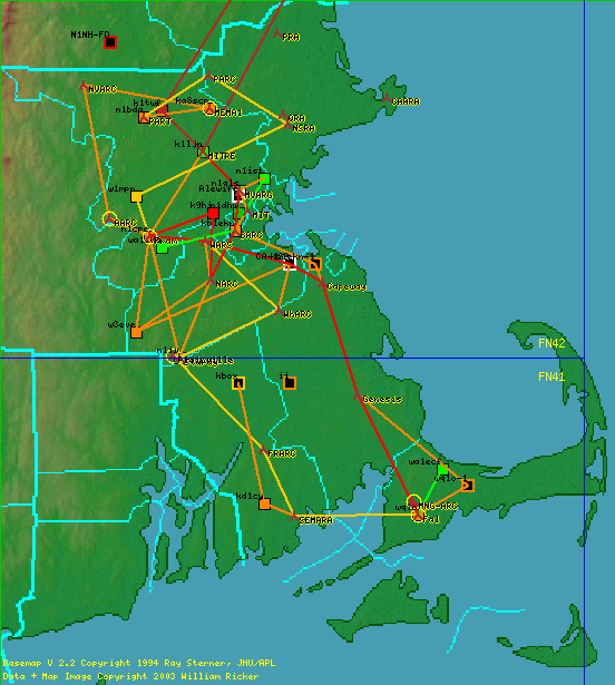 Tour Map 2003