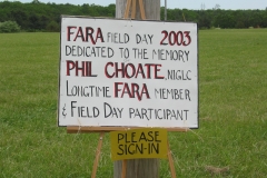 Falmouth ARA Field Day 2003