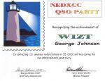 NEDXCC QSO Party Certificate