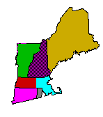 New England map
