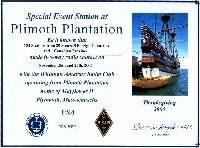Plimoth Plantation special event operation summary 2005