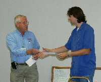 2008 Framingham ARA Scholarship winner Shaun Smith, KB1NYI