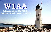W1AA/Scituate Lighthouse QSL