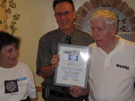 Mary and Ed Weiss Award Presentation at FARA Banquet, 6/18/11