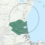 map of Seabrook Nuclear Power Plant Emergency Planning Zone