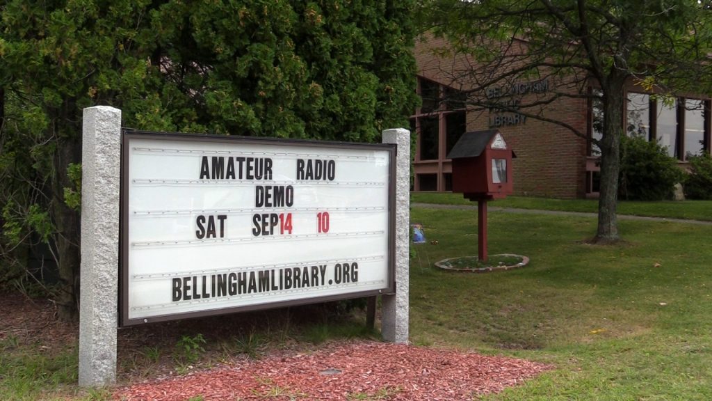 Blackstone Valley ARC Amateur Radio Day at Bellingham, MA Public Library A Great Success