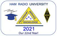 Ham Radio University 2021 logo