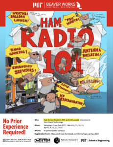 Beaver Works MIT Ham Radio Class flyer