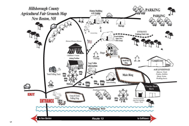 Map of Hillsborough Co. fairgrounds