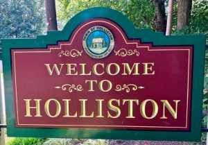 Welcome to Holliston siign