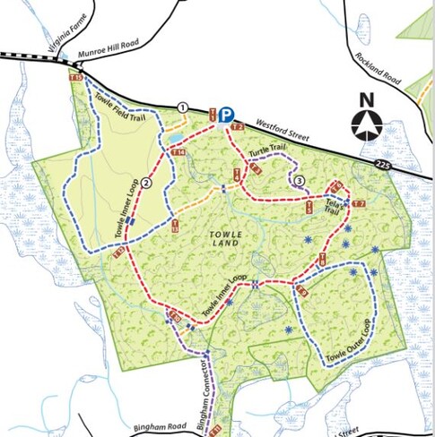 Towle Land map